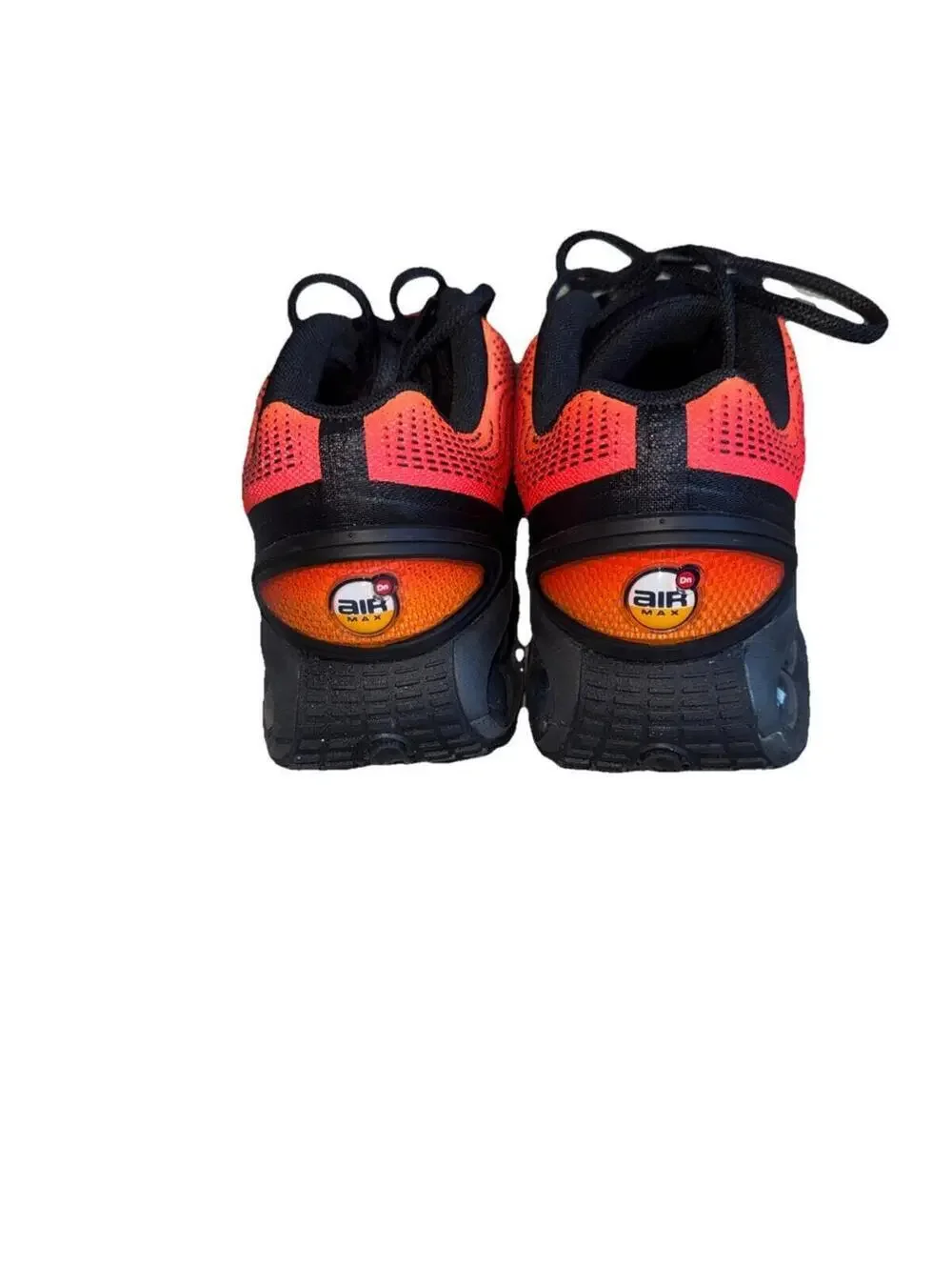 Nike Air Max DN Orange Black Mesh Men's Low Top Athletic Sneakers Sz 8 No Box